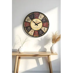 Wallity Dekorativni zidni sat Huhuas00027, 50x50 cm