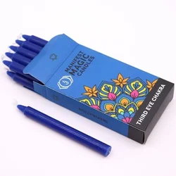AWGifts AWMMC-06 Komplet 12 čarobnih sveč za tretjo čakro
