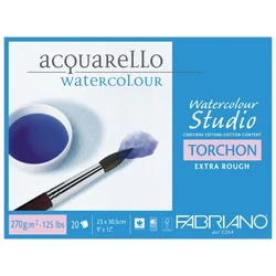 Blok Watercolour Studio Torchon 23x30,5cm 20L 300g Fabriano