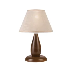 Stona lampa PERA 1xE27/60W/230V tamno braon/bukva
