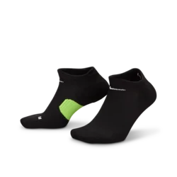 Nike Running Midweight No-Show Socks (1 Pair) - Black