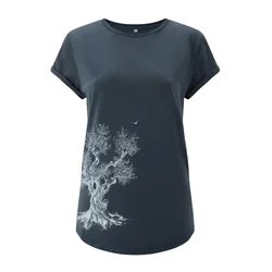 Life-Tree Majica Olive Tree modra