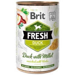 Brit Fresh Dog Duck with Millet 400g