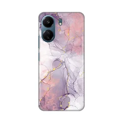 Maska za mobilni telefon Xiaomi Redmi 13C MARBLE PRINT, Roze