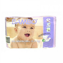 Bambo Nature pelene Newborn, vel. 1, 2-4 kg, 22 kom