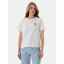 Mustang Majica Monroe 1016513 Bela Relaxed Fit