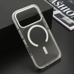 Futrola color clear magsafe za iphone 17 pro (6.3)/iphone 18 pro (6.3) bela ( F125934 )