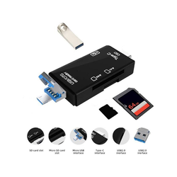 JWD Čitač kartica USB 6u1 OTG 220862