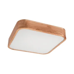Plafonsko svetlo OAK SQUARE 4xE27/15W/230V 45x45 cm hrast