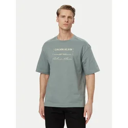 Calvin Klein Jeans Majica LV04RE827G Siva Regular Fit
