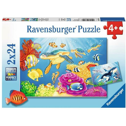 Ravensburger Slagalica Družina ispod mora, 2x24 dela