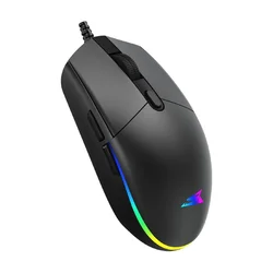 Miš Baracuda CRAB 3600DPI/6D/Optički/RGB/Crna