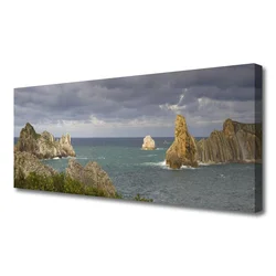 tulup.si Slika na platnu Sea rock landscape 120x60 cm