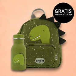 trixie otroški nahrbtnik small + steklenička 350 ml mr. dino