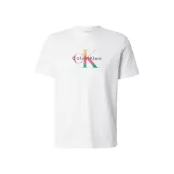 Calvin Klein Jeans Majica Pride  zelena / rdeča / črna / bela