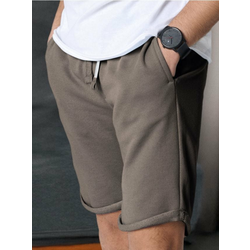 Sinsay - Slim fit šorts - kafa