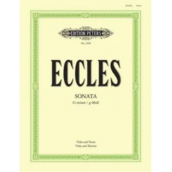 ECCLES:SONATA G-MOLL VIOLA AND PIANO