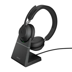 Jabra Evolve 40 MS Stereo slušalke, brezžične, USB-A, Bluetooth, črne
