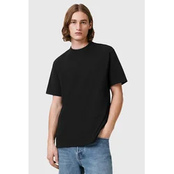 Bombažna kratka majica AllSaints NERO