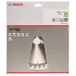Bosch list kružne testere optiline wood 230 x 30 x 2,8 mm, 36 ( 2608640628 )