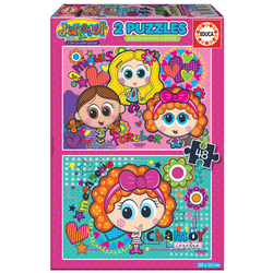 Puzzle Distroller Educa 2x48 delov od 4 leta