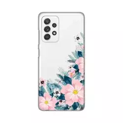TELEMPIRE Silikonska maska Print Skin za Samsung A525F/A526B/A528B Galaxy A52 4G/A52 5G/A52s 5G Bright Flowers providna