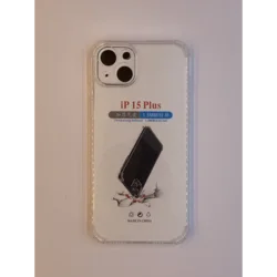 Maska za iPhone 15+ transparent sa ojačanim ivicama