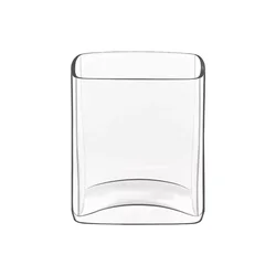 Luigi Bormioli Kozarec za sladice Michaelangelo 140 ml, kvadraten (6 kos)