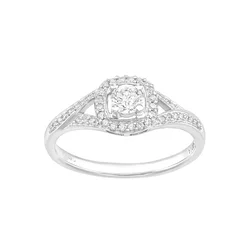 DIAMANT LETERNEL Prstan srebrna