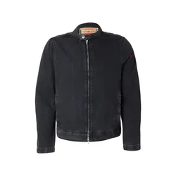 DIESEL Prehodna jakna D-GLORY  črn denim