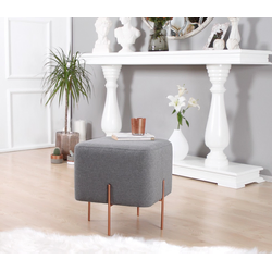 Atelier del Sofa Tabure 40x42x40cm, Sivo