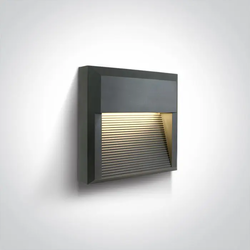 VANJSKA ZIDNA LED SVJETILJKA 8W CCTV DARK LIGHT IP65 ANTRACIT