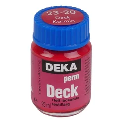 Rayher. Barva za tekstil DEKA Perm Deck 25 ml karmin rdeča