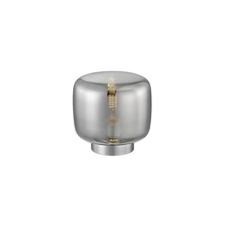 Klausen 108009 - Stona lampa ROTARY 1xE27/4W/230V srebrna