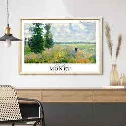 Wallity Dekorativna uramljena slika, 42x62cm, Šarena