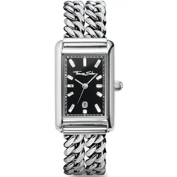 Thomas Sabo WA0453-201-203 Ladies Watch Elegance Black 22mm 3ATM