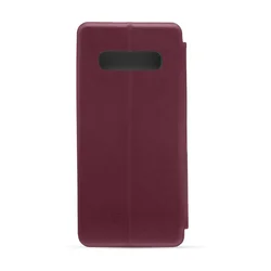 Maska za telefon ROYAL FLIP COVER za Samsung S10 Plus/G975, Bordo