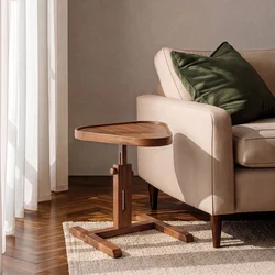Hanah Home pomoćni sto Opus Ucgen 46, 46 cm, orah