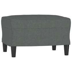 Vidaxl Stolček za noge temno siv 60x50x41 cm blago