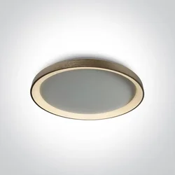 LED PLAFONJERA 48W 230V IP20 BRUŠENO ZLATO
