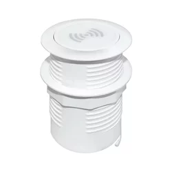 Solight DC64W-PD20 - Ugradni bežični punjač + USB A+C beo