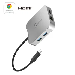 j5create JCD391 Žičano USB 3.2 Gen 1 (3.1 Gen 1) Type-C Srebro