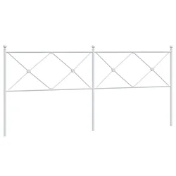 Vidaxl Kovinsko nadomestno vzglavje belo 193 cm