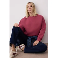Trendyol Milla ženski duks Twoaw24Sw00102, Dried Rose-Pink