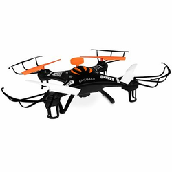 Dron OVERMAX X-BEE 2.5 WiFi, kamera, 6-osni žiroskop, vrijeme leta do 8min, 2x baterija, upravljanje daljinskim upravljačem, crni