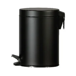 Probbax Kanta za smeće sa pedalom, 5l, Crna