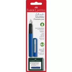 Faber-Castell nalivno pero + bombice, modro