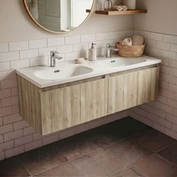 Skye Decor Kupatilski ormarić sa umivaonikom, Krem