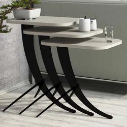Hanah Home Set klub stolova, 3 komada Pion Krem