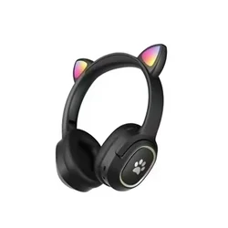 Cat ear bluetooth slušalice sy-36m crna